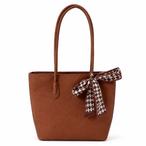 Retro quilted tote bag